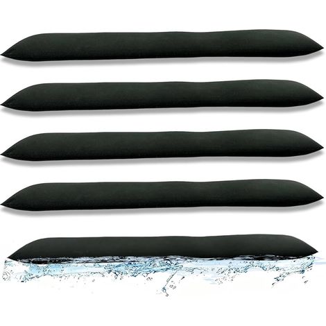 l'eau activé Les barrières Anti-inondation, 5pcs l'eau de barrière Sandless Sable Sacs absorbants Pare-inondation réutilisables absorbeur d'eau pour la Porte de la Maison (1/5)