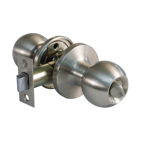 Pomo Puerta 60/70Mm 11132 Cromo/Mate Privado Bola Amig (1/2)