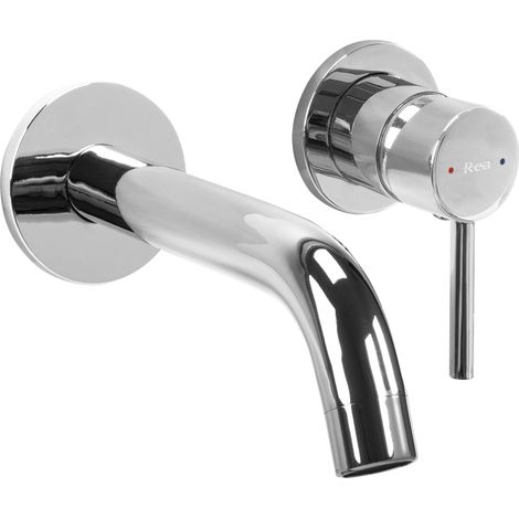 Wall Mounted Basin Faucet REA Owen Chrome + BOX (1/5)