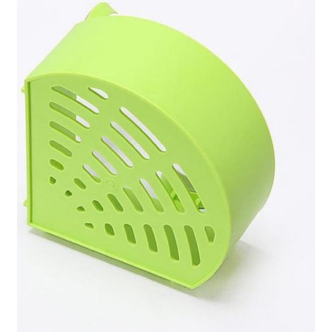 Etagère d'angle Plastique Support de rangement pour Salle de Bain Douche Cuisine(vert) (1/4)