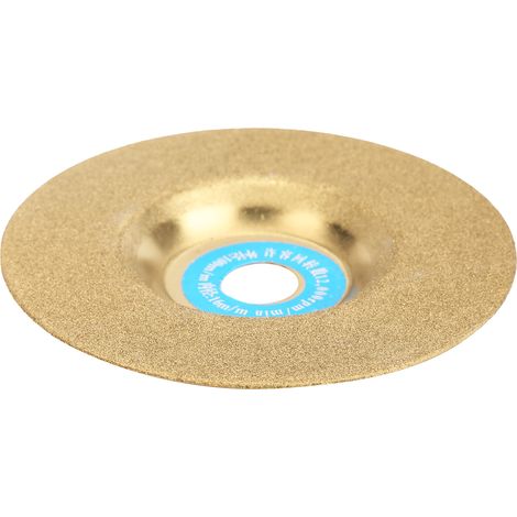 Meule diamantée revêtue de 10 cm (4 pouces), disque à tronçonner pour métaux, verre, pierre et céramique (1/5)
