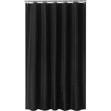 Rideau Noir en Polyester, Résistant la Couleur (1/5)