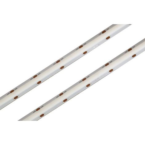 Striscia LED COB Super Luminosa 24V, 15W/M, 140LM/W, CRI 90, Passo 10mm, Tagliabile ogni 2,5cm, Lunghezza 5 Metri, Dimmerabile PWM, Disponibili 3000K 4000K 6500K MS2252 (Bianco Neutro 4000K)