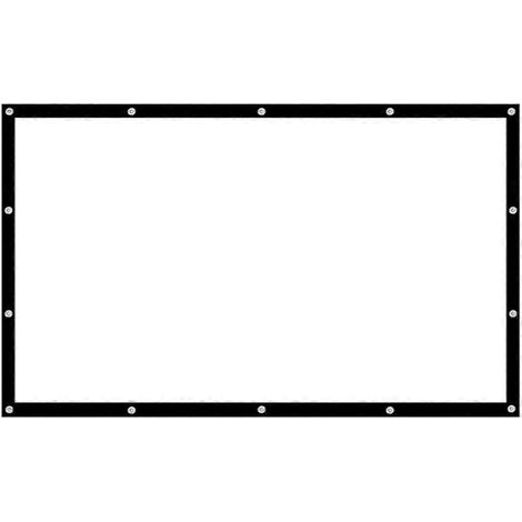 Einfacher 16:9-Projektorvorhang, 150-Zoll-tragbare HD-Leinwand (1/5)