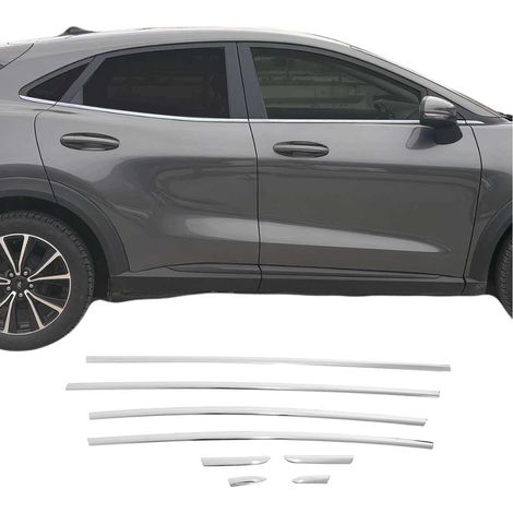 OMAC Baguettes de fenêtre Cadres de fenêtre pour Ford Puma 2019-2026 en Acier inoxy (1/5)