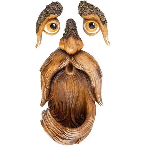 Mangeoire À Oiseaux - Résine Extérieur Intérieur - Décoration Jardin Arbre Sculpté - 15 X 6 Cm - 1 Pièce (1/5)