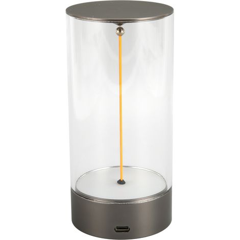 Veilleuse de chevet tactile à intensité variable, chargement USB, lampe de Table LED minimaliste pour chambre à coucher, Table de chevet S