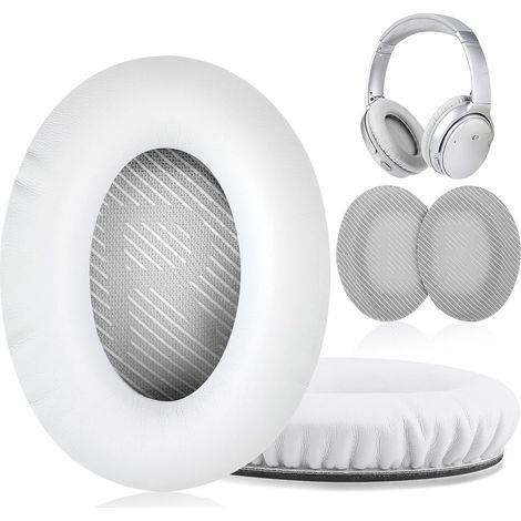 Coussinets d'oreille pour casque Bose QuietComfort - QC35/QC25/QC15/AE2 Blanc (1/5)