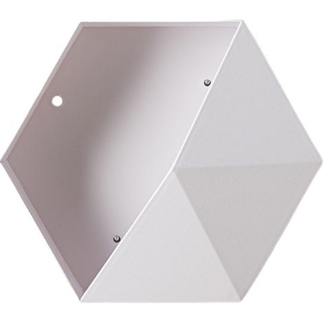 Étagère murale hexagonale géométrique, rangement mural simple et moderne, étagère flottante design hexagonal (1/5)