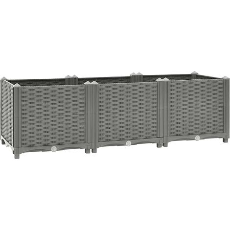 Arriate polipropileno 120x40x38 cm vidaXL