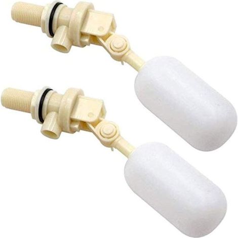 Beyamis Valvola a galleggiante automatico in acciaio inox 1/2" – lotto di 2 tazze di cavalli, bovini, economico, regolabile 180° (1/5)