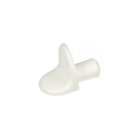 Reggipiani a squadra in plastica bianca Ø 5 mm. 16 pz.