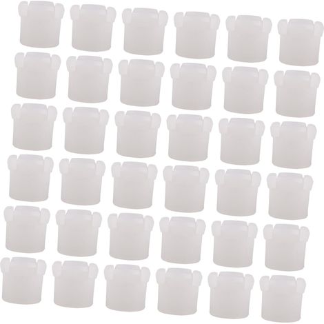 Embouts de pieds de chaise en plastique blanc de 22 mm (1/5)