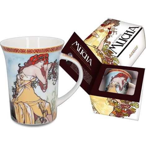 Carmani, Becher – Alfons Mucha – Die vier Jahreszeiten – Sommer