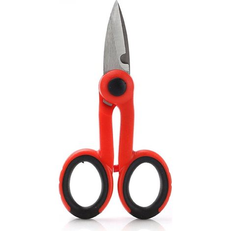 Forbici per Elettricisti 140mm Taglia e Spelacavi Spelafili In Acciaio Inossidabile
