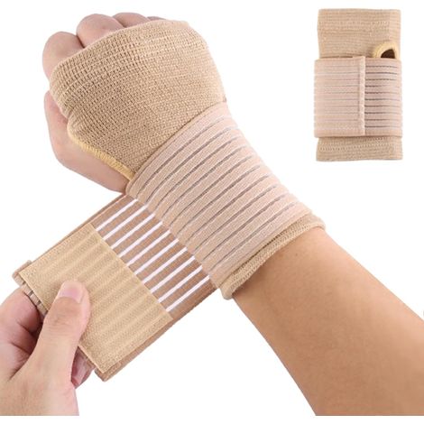 Lot de 2 attelles de poignet respirantes et élastiques pour soulager les douleurs au poignet, les tendinites (1/5)