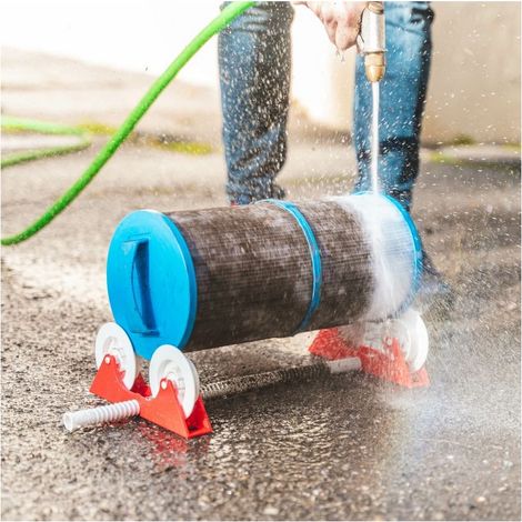 Support de nettoyage cartouche de filtre piscine et spa (1/4)