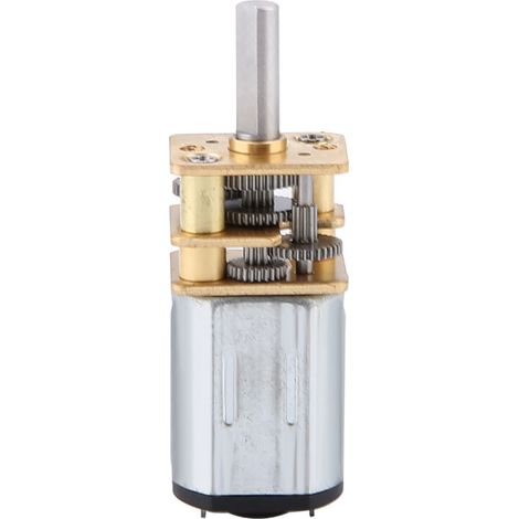 Motore a velocità ridotta DC 6V 200rpm, mini motoriduttore con ingranaggi in metallo per progetti fai da te (1/5)