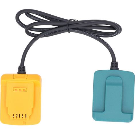 Outil d'extension de batterie BL1830 18V avec crochet pour outils électriques DCB201, DCB203, DCB204, DCB206, DCB207 et DCB208. (1/5)