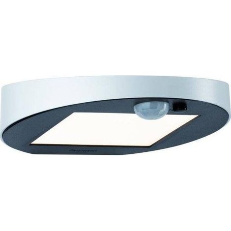Paulmann Ryse aplique solar blanco LED exterior