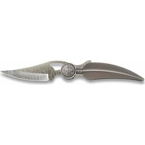 Cuchillo plegable Martínez Albainox pluma acero aluminio láser