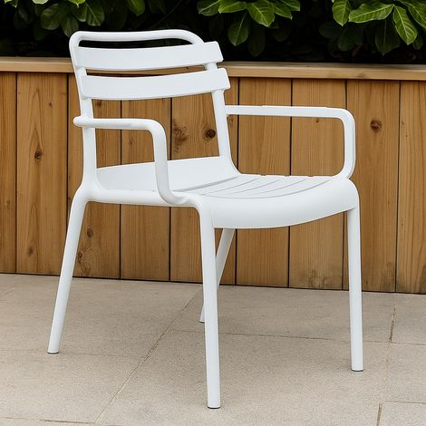 POLTRONA RACHELE 64X74XH80CM BIANCA. (1/5)