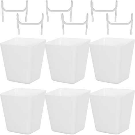 sets of plastic pegboard cup holders Hanging square