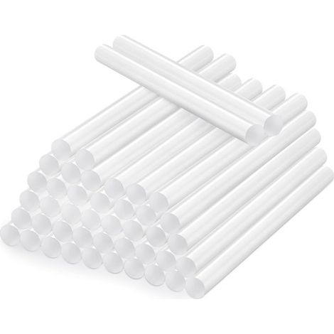 200Pcs Baton de Colle pour Pistolet 7mm x 100mm, Colle Pistolet à Colle, Baton Colle Pistolet Transparents, Colle Chaude pour Réparations DIY pour Coller Bois, Plastique, Papier (1/5)
