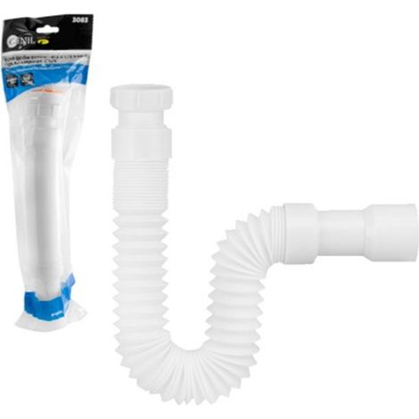 Tubo sifone estensibile con adattatore - 1 1/4" 32-40, GENIL.