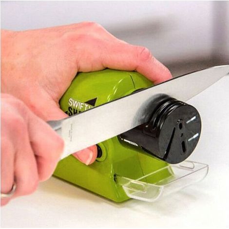 (ELECTRIC) multifonction pour couteaux de chef, ciseaux, tournevis et outils domestiques - Taille compacte, coins préréglés,sculpture, couteau de chasse (1/4)