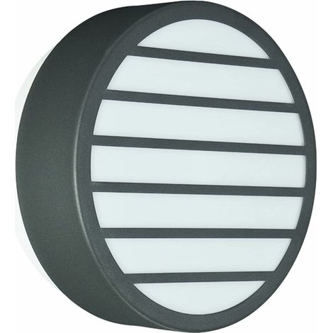 LINZ LINZ - Applique - tonda Acciaio inox antracite