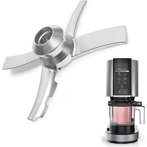 Applicable Lame de rechange en acier inoxydable compatible avec les machines à crème glacée Ninja Creami NC300UK, pièces de mélange pour Ninja NC299AMZ, NC301, CN305A, CN301CO Accessoires pour crème (1/5)