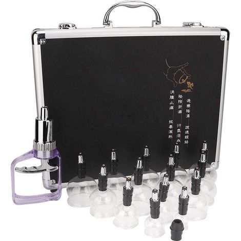 14 ventouses aspiration Jarres Massage Thérapie Kit avec Pompe Cupping Set pour Soins Corporels (1/5)