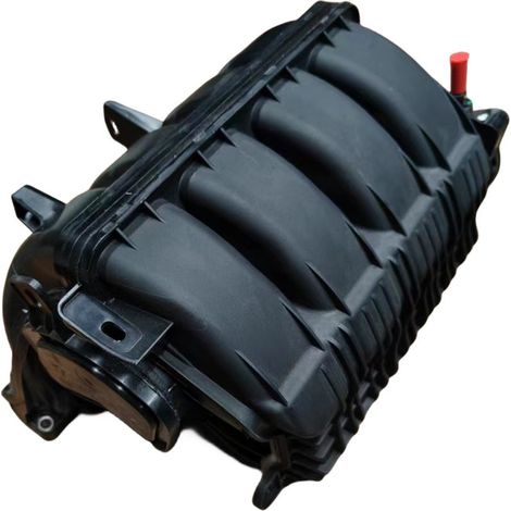 Le collecteur d'admission 9673940280, adapté à la Peugeot Citroën EC8, est fabriqué en plastique ou en aluminium et distribue l'air à chaque cylindre, avec une cavité de résonance. (1/4)