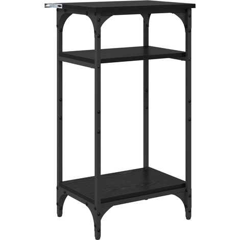 Mesa lateral Roble Negro 40 x 30 x 75 cm Madera de ingeniería vidaXL
