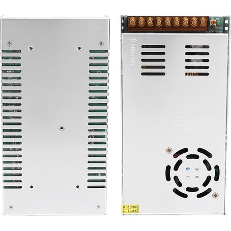 Adaptador de corriente de aleación de aluminio para pantalla LED DC48V, tira de luz para impresora 3D, SØ400Ø48 (48V/8.3A/400W) AC110/220V±15% (1/5)