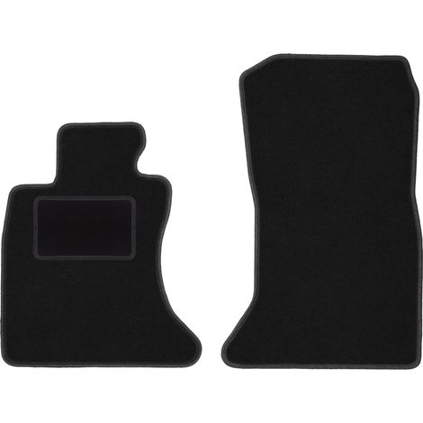 Alfombrillas delanteras para BMW 5 F10 FL xDrive sedán (2013-2017) negras (1/5)
