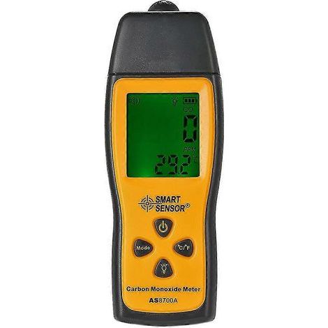 HONORNIC - Détecteur de monoxyde de carbone portable haute précision avec écran LCD, alarme sonore et lumineuse, plage de mesure 0-1000 ppm (1/5)