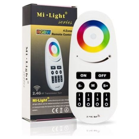 Radio Frequenza Wireless RGBW 4 Zone Bianco 095