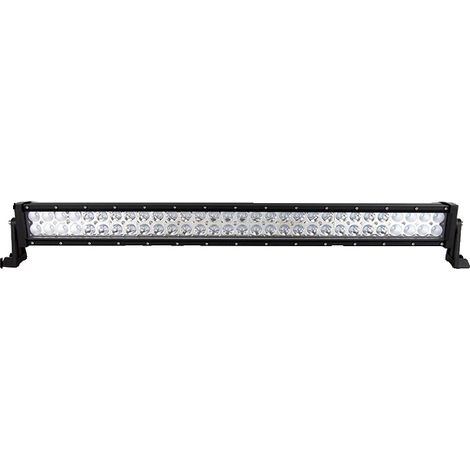 Barre de lumière de travail LED, double rangée, étanche, Kit sans fil 180W (1/2)