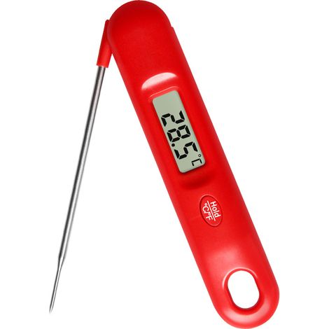 Digitales Fleischthermometer – 3 x schnellere Sofortanzeige in 0,5 Sekunden, Lebensmittel-Kochthermometer Genauigkeit ±0,1℃, Küchengrill-Flaschenöffner