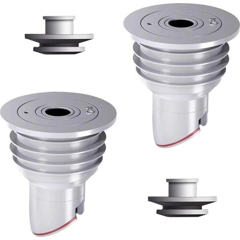 Stück Waschmaschinen-Rohrdichtung, grauer Geruchsstopper, Dichtungskappe für Waschmaschinen-Abflussrohr, Dichtungsring für Küchen-Abwasserrohr (35–40 mm) MUMU (1/4)