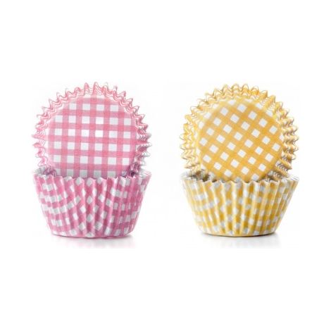 Ibili Mini Molde para Pasteles Rosa 100 piezas Papel 11 cm