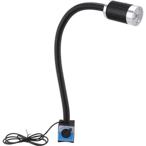 9W 24V LED-Arbeitsleuchte mit Magnetanschluss, flexiblem Schwanenhals und rostfreiem Aluminium-Magnetfuß, für den industriellen Einsatz (1/5)