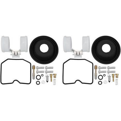 BUNTHAUS ‌Kit de Réparation Carburateur 2 Pièces pour Kawasaki Vulcan 500/EN500 1991‑1995‌Ensemble Complet, Montage Facile, Améliore les Performances Moto