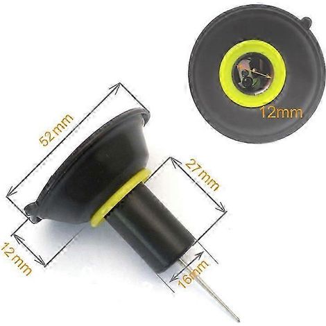 Membrane de carburateur avec boisseau et aiguille pour motos 16 mm, 18 mm, 22 mm et 24 mm, compatibles avec les scooters chinois GY6, 49, 50, 125 et 150 cm³ (PD24 et PD18J). (1/5)