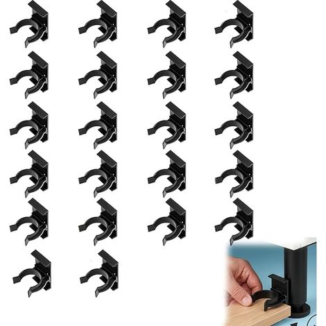 Clips de Plinthe Cuisine 22 Sets, Fixation pour Pieds de Meuble 27 mm (1/5)