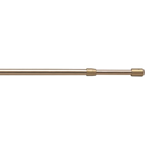 astina per tendine tonda colore ottone regolabile estensibile da 70 a 110 cm