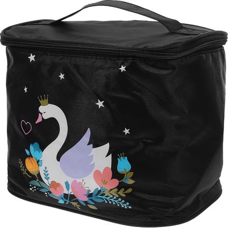 Sac à main imperméable et pliable, idéal pour les voyages et les affaires de toilette (noir). (1/5)