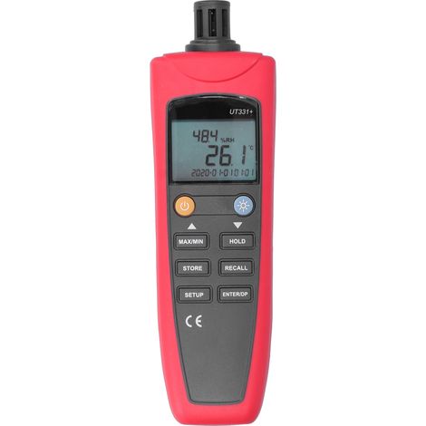 Thermomètre-hygromètre numérique industriel UT331+ pour intérieur (1/5)